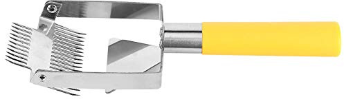 Mtlavishness Herramienta de Horquilla para destapar Colmenas de Acero Inoxidable Rascador de extracción de Miel de Alta eficiencia para apicultores Equipo de Apicultura