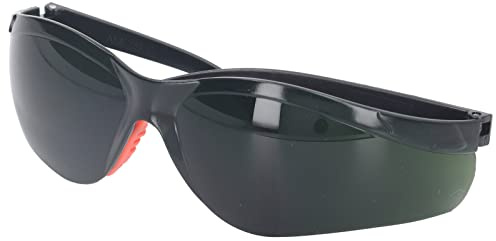ZJchao Gafas de Soldadura, Gafas de Soldadura Soldador Protector de Seguridad Operar Profesional Ojo de Protección UV de con Bolsa de Almacenamiento de Corte de para Electricidad (Verde oscuro IR5.0)