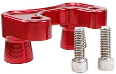 Adattatore Riser Manubrio Rosso Per Harley Street Bob Low Rider FXLRS FXRST 2018 2019 2020 2021 2022 2023