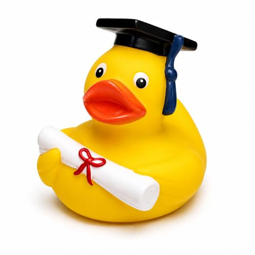 Topshop24you Deko-Badeente Akademiker Sammlerfigur Geschenkidee PVC 8 cm