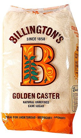 Billingtons Organic Golden Caster Sugar 500g-2 Pack