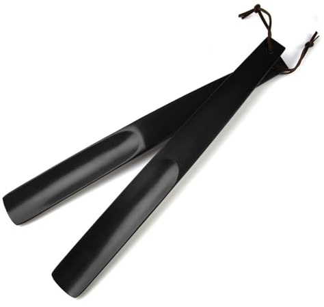 OneBarlercorn skosked, 2 st skoskoskoskoskohorn lång skohorn lång skohorn lång skohorn design av trä lång stabil, 38 cm, Mörkbrun, 15inch(38cm)