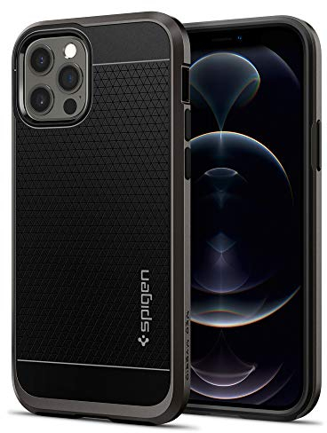 Spigen Neo Hybrid Case Compatible with iPhone 12 Pro / 12 - Gunmetal