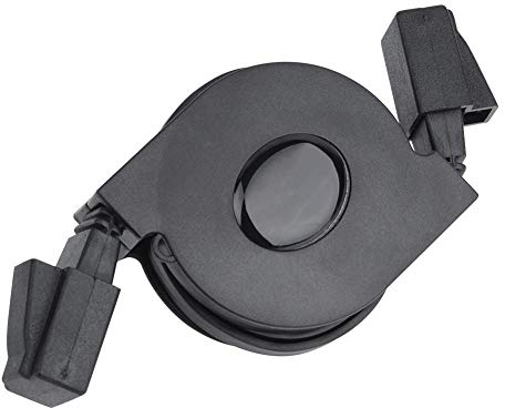 Cable Ethernet Cat6, Cable de Red LAN retráctil Ajustable, Cable para computadora Cat6 de 1000 Mbps con Conectores RJ45 para PC, módem, enrutador, Mac, ADSL(2m)