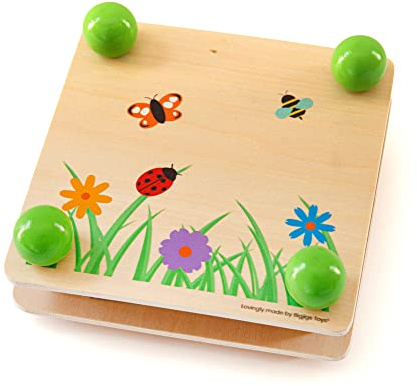 Bigjigs Toys, Wooden Flower Press for Children, Flower Press Kit, Arts and Crafts, Kids Crafts, Wooden Toys for 3 Year Olds