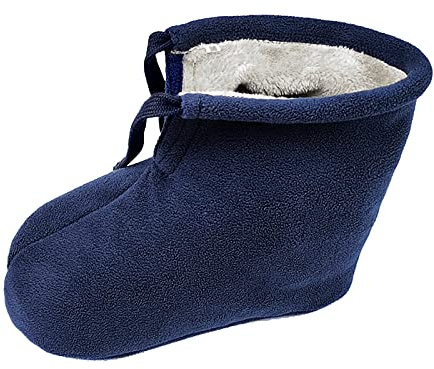 Faxianther Chaussette de Plâtre Peluche Chaussettes Chaudes pour les Blessures aux Pieds et les Personnes Âgées 1 Pied Pour Gauche et Droite