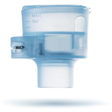 Pulox IN-200 Vapo Medikamentenbehälter 8 ml Blau für Nebulizer | Ersatzbehälter für Vernebler und Zerstäuber, passgenaues Zubehör für kompatible IN-200 Vapo Geräte