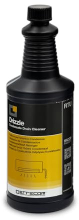 ERRECOM Drizzle, Nettoyant pour Evacuation des Condensats et bac de collecte Climatiseur, également efficace pour déboucher les canalisations, élimine les mauvaises odeurs, Flacon de 1 L