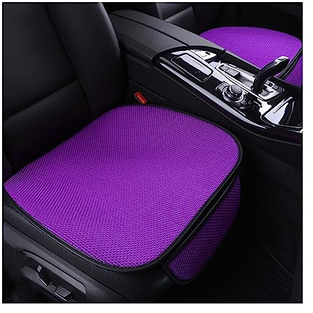 BELOMI Coprisedile per auto, confezione da 2 cuscini anteriori per sedile conducente o passeggero con tasca, tappetino protettivo universale traspirante e confortevole, accessori interni per camion,