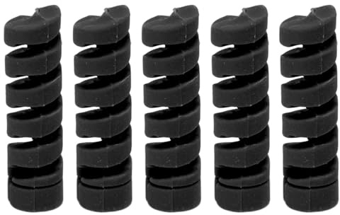 HERCHR 5Pcs Bike Brake Cable Sleeve, 35x9mm/1.4x0.4in Bike Spiral Cable Wrap, Bicycle Cable Sleeve Cord Manage Covers Frame Protective Sleeve Bike Shifter Brake Cable Housing Protector