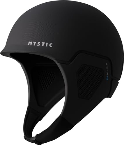 Mystic Impact Cap Wake/Kite/Wing Watersport Helmet 2024 - Black 240090 M/L