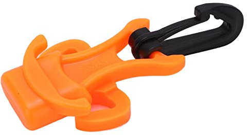 Senrusa Kunststoff-Tauchregler, Tauch-Oktopus-Halter, Tauch-Mundstück-Halter (Orange)