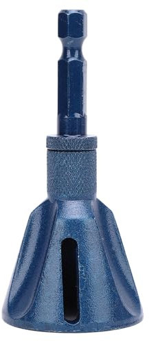 Entgratungs-Anfasbohrer, 5 Bis 25 Mm Gewinde, Gratentferner-Bit, 1/4 Zoll Sechskantschaft, Wolframstahl, Externes Fasenwerkzeug für Schraubbolzen, Blau, für Effiziente