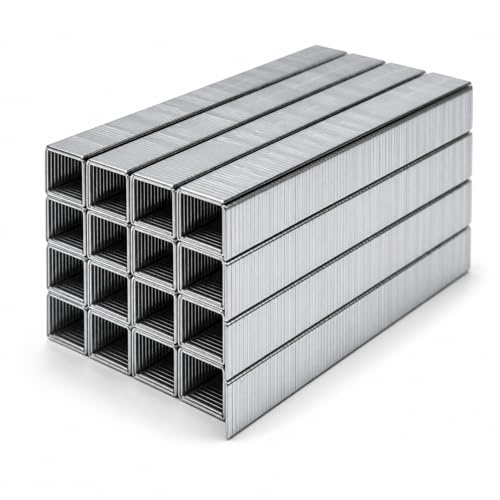 3000 Heftklammern Heftklammern 6/4 mm 3000 Stück für Handnadeln kompatibel Art. 130/und Packung 3000 Stück