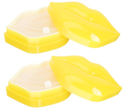 TOVINANNA 2 Stück Lippenmaske Anti Trocknung Lippenpflege Mit Feuchtigkeitspflege Für Hauttypen Praktische Lippenmaske Mit Geschenkbox