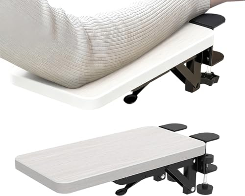 Accoudoir d'ordinateur pour bureau – Tapis ergonomique pliable sans perçage | Accoudoir coude | Pour la maison, le bureau, l'école, l'appartement, la chaise, le clavier, le travail, l'étude des