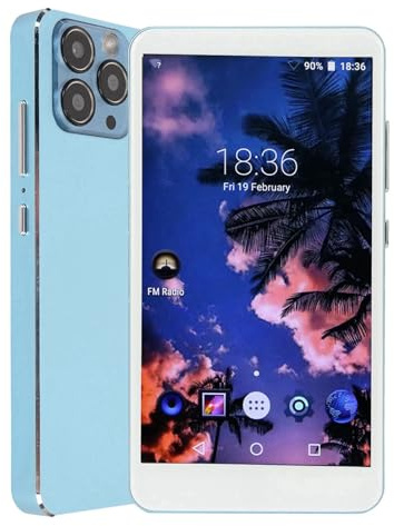 BAFOVY Lettore MP4 Portatile con e WiFi Full Touch Screen Audio HiFi da 5 Pollici per Appassionati di Musica e Video (BLUE)