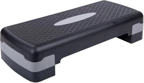 Adjustable Aerobic Stepper Exercise Platform – 3 Height Levels Fitness Gym Yoga Step Board for Home & Studio Workouts