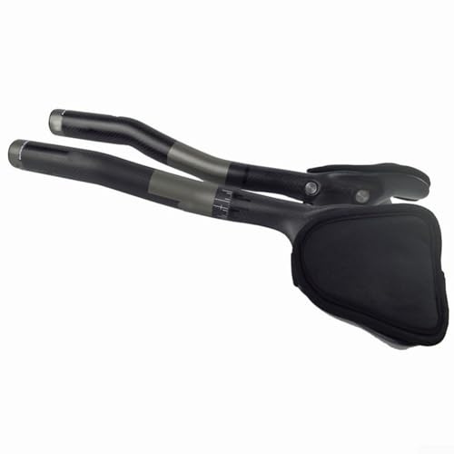 Reste Guidon T800 en fibre de carbone 340 mm, pince de serrage 31,8 mm pour vélo de route triathlon (mat)