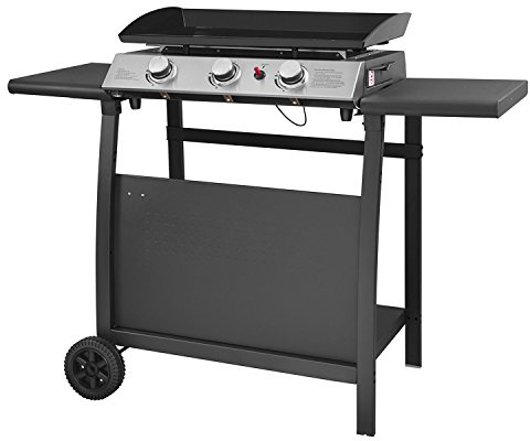 Happy Garden Plancha au gaz SÉVILLE - 3 brûleurs 7,5kW + Chariot
