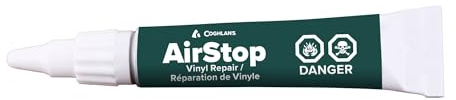 Coghlan's Airstop Vinyl Repair Adhesive Sealant for PVC and Inflatable Repairs – Durable Waterproof Fix for Patches, Leaks, and Seals – Ideal for Boats, Air Mattresses, and Camping Gear