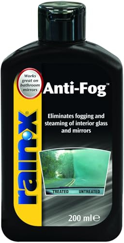 RainX Antibeschlag Antibeschlag 81199200 200 ml | Für den Einsatz auf Autoglas und Spiegeln – lang anhaltende Klarheit