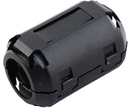 sourcing map UF1330 etagiert magnetische 12 mm Innendurchmesser schwarz Ferritkern Ring Kabelclip de