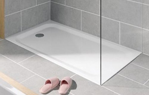 Bette Rechteckige Duschwanne, XL, weiß, 120 x 75 cm, sehr flaches Design (3,5 cm)