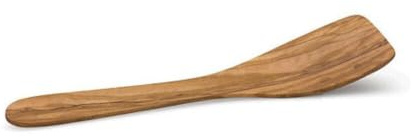 Pfannenwender Continenta, Bratgutheber, Bratschaufel, Bratwender, aus Olivenholz, 30 cm, 9 x 2 x 2 cm, Braun