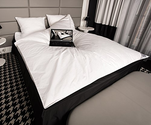 Mayaadi-Home HS63 BALLONBETT BETTDECKE FEDERBETT 155x220cm Daunen 100% Natur 2600 Gr. Federn OBERBETT Winter Decke