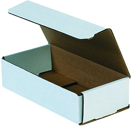 Ship Now Supply SNM842 Corrugated Mailers, 8L x 4W x 2H, White (Pack of 50)
