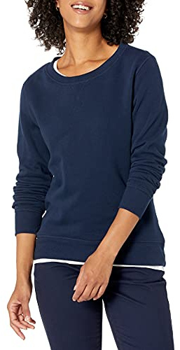 Amazon Essentials Damen Fleece-Sweatshirt zum Überziehen mit Rundhalsausschnitt (In Übergröße erhältlich)
