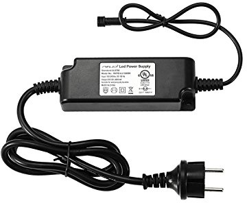 FVTLED IP67 - Transformador de luz LED resistente al agua, fuente de alimentación DC 12 V 30 W, adaptador, fuente de alimentación para exteriores luces LED