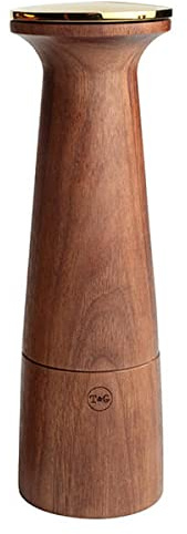 T&G 11657 CrushGrind Oblique Deco Gold Salzmühle, Holz