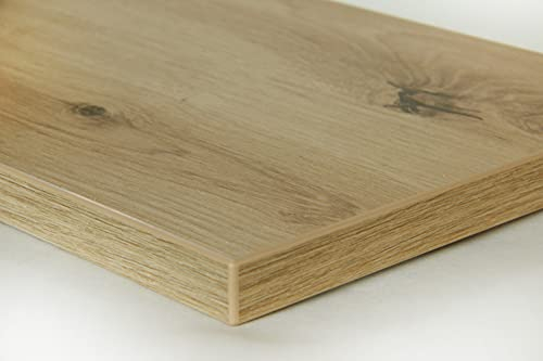 Holzgrusskarten.at Schreibtischplatte nach Maß -Lion Eiche - 25 mm Stärke, individueller Zuschnitt, DIY-Schreibtisch aus Holz, Tischplatte, Arbeitsplatte, Werkbankplatte