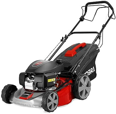 Cobra MX460SPH 46cm (18in) Petrol Lawn Mower, Honda powered with 3in1 Collect, Side-Discharge or Mulch. Self Propelled Drive