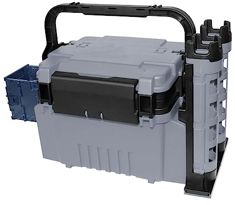 Angelkoffer,KOCAN Angelbox,Reise-Angelkoffer,Box mit Flaschenhalter und Rutenständern