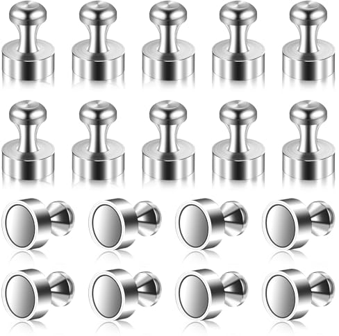 50 Stück Neodym Magnet, 12 x 16mm Magnete Stark N52 Magnete Klein Kegelmagnete für Magnettafel Kühlschrank Pinnwand