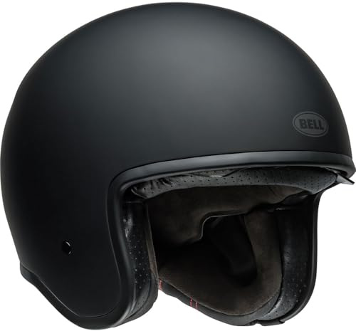 Bell TX-501 Solid ECE Jethelm – Tradition & Innovation, Moderne Features, Schutz & Komfort, Gute Belüftung, verstellbare Passform, ideal für MX & Offroad, Matte Black, Größe: L