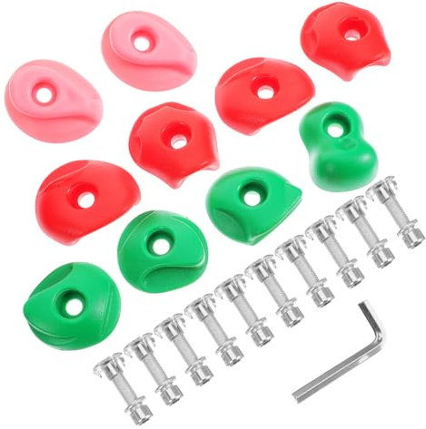 BELLIFFY 10 Juegos Escalada de Roca Diver maquinas Gym presas de Escalada en Pared de Roca Presa de Escalada para Parque Infantil Escalada en Roca Muro de Escalada para niños Escalar Mover