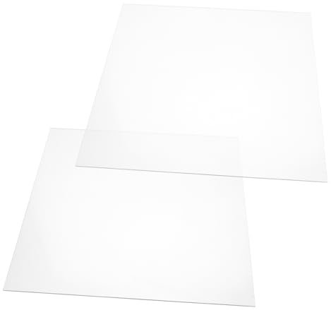 OSOLADY 2 Stück Bögen Zum Basteln Von Acryltafeln Zum Basteln Von Acrylplatten Bilderrahmen Acrylplatten Acrylbilderrahmen Acrylrohlinge