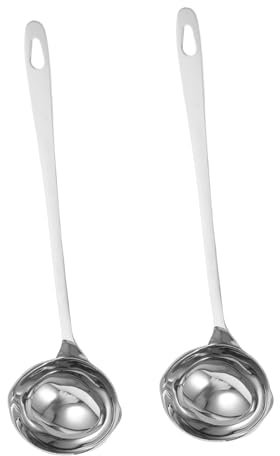 Cabilock Louche De Cuisine Multi-usages Avec Manche En Acier Inoxydable Pour Soupe Sauce Vinaigrette Facile À Verser