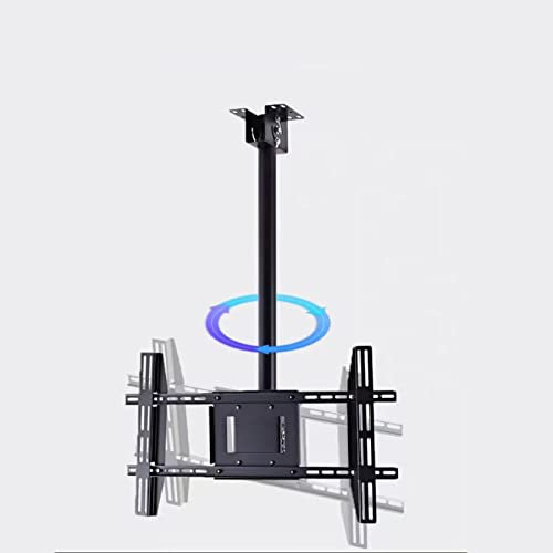DRFGNF Universal TV Stand, TV Mount Cantilever TV Stand, 37-60 Flat Curved TV Mounting Bracket, Tilt-Adjustable TV Stand with Tempered Glass Base