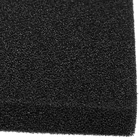 Aquarium Filtration Sponge Fish Tank Filter Svamp Biokemisk Svamp Skumdyna Mjuk Tät Form för Sötvatten Marin Vatten Biologisk Filtrering (50 * 50 * 4 cm tjockt hål)