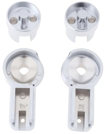 Briny River 1 Set Left and Right Bathroom Glass Door Hinges Compatible with Roman Haven R12, Clamping 6mm Glass