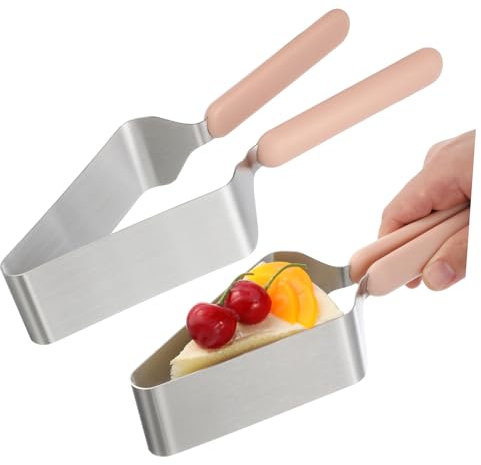 STOBAZA 2piezas Cortador De Tartas Cortador De Tarta De Divisor De Pasteles Pinzas Para De Hogar De Accesorio Para Herramienta Para Cortar