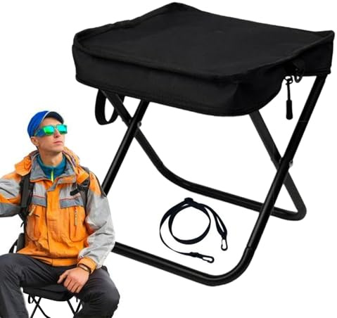 Flkiglm campingstol | Fällstol med belastbart stöd, lätt sittplats med bärrem för camping fiske grillning trädgård picknick