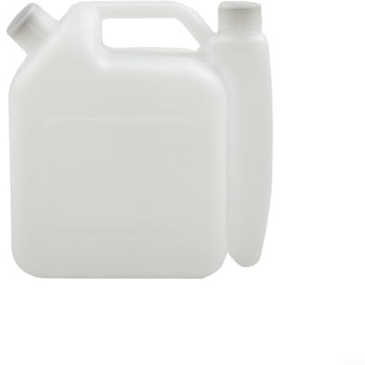 EffiFish 2 Mischflaschen, 1 l Fassungsvermögen Tank mit 25:1 50:1 Verhältnis Skala für Kettensäge, Trimmer, Rasenmäher, Garten-Elektrowerkzeuge