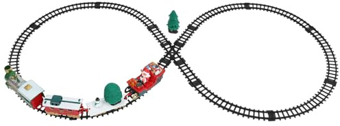 JOINPAYA Treni Elettrici per Ragazzo Ragazza Ragazza Treno Natalizio Giocattolo Elettrico Treno di Natale per Ragazzo Giocattolo Elettrico Decorazione Casalinga