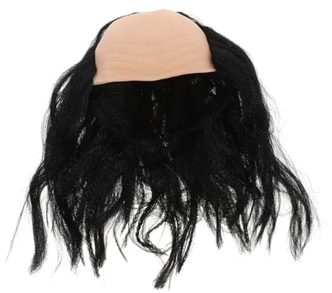 TOYANDONA Lustige Bequem und Rutschfest Cosplay Perücke aus Gummi und Chemischer Faser für Glatzköpfige Männer für Karneval und Halloween Partys